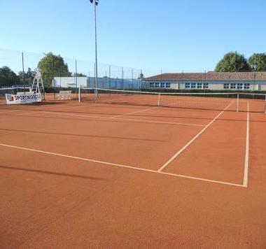 Création de deux terrains de tennis en terre battue artificielle - Sportingsols
