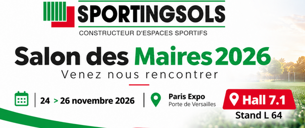 SPORTINGSOLS au Salon des Maires 2026 à Paris