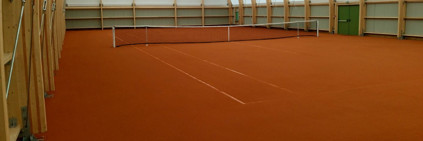 Construction de court de tennis en terre battue artificielle - Sportingsols