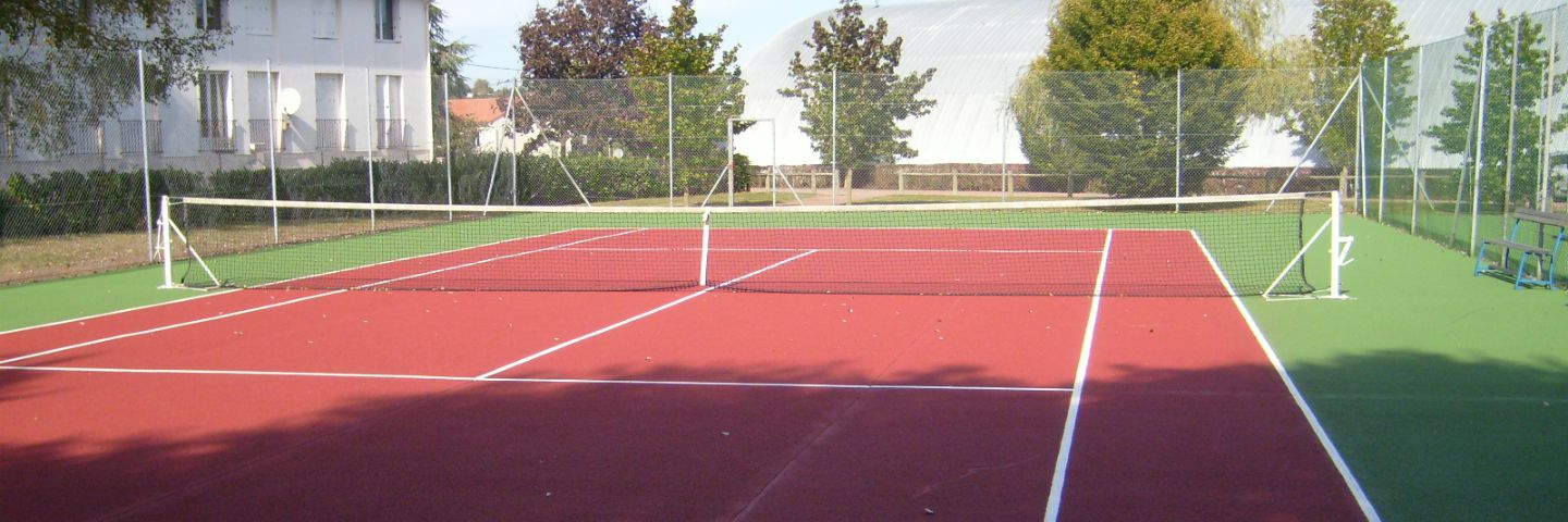 Réfection des courts de tennis extérieurs peinture acrylique - Sportingsols