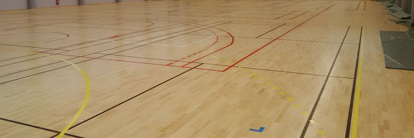 Revetement de la salle de sport en parquet - Sportingsols