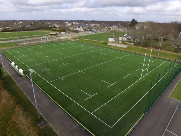 Terrain de rugby en gazon synthetique - Sportingsols